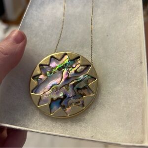 House of Harlow Gold Starburst Pendant Necklace